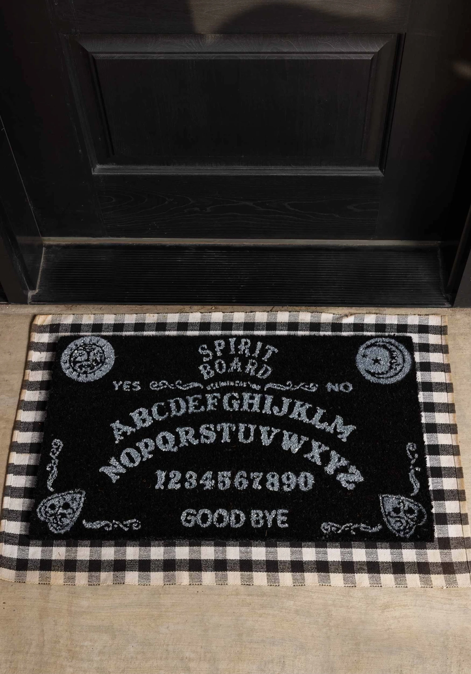 NEMESIS NOW 17" X 29.5" Spirit Board Halloween Doormat Decoration 3 NEMESIS NOW 17" X 29.5" Spirit Board Halloween Doormat Decoration