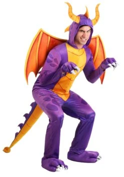 Spyro The Dragon Adult Costume Jumpsuit 9 Spyro The Dragon Adult Costume Jumpsuit -Halloween Costumes spyro the dragon adult jumpsuit costume alt2