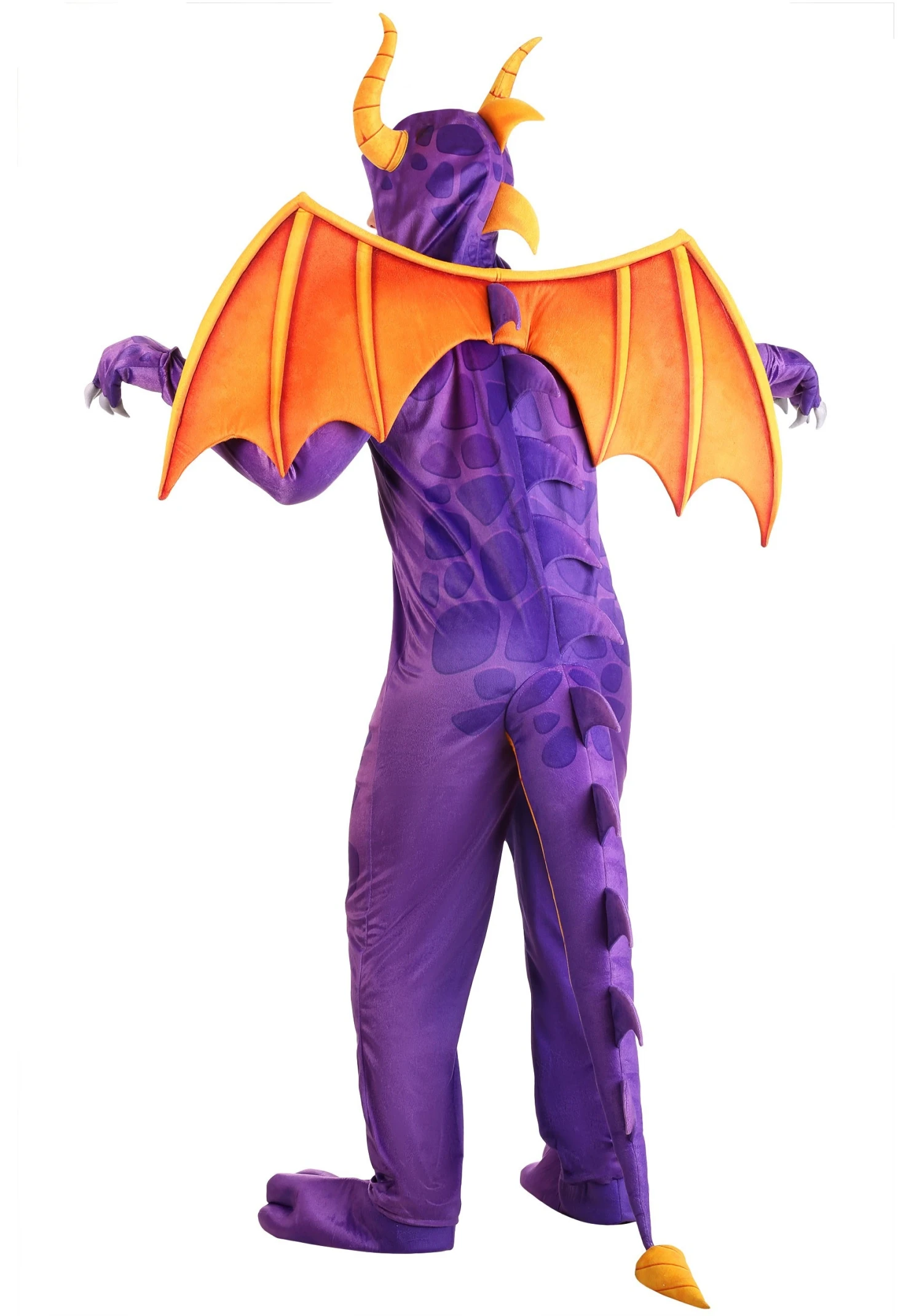 Spyro The Dragon Adult Costume Jumpsuit 4 Spyro The Dragon Adult Costume Jumpsuit - Image 2