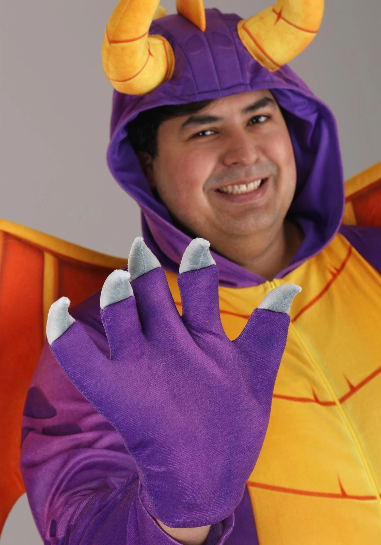 Spyro The Dragon Plus Size Costume Jumpsuit For Adults 7 Spyro The Dragon Plus Size Costume Jumpsuit For Adults - Image 5