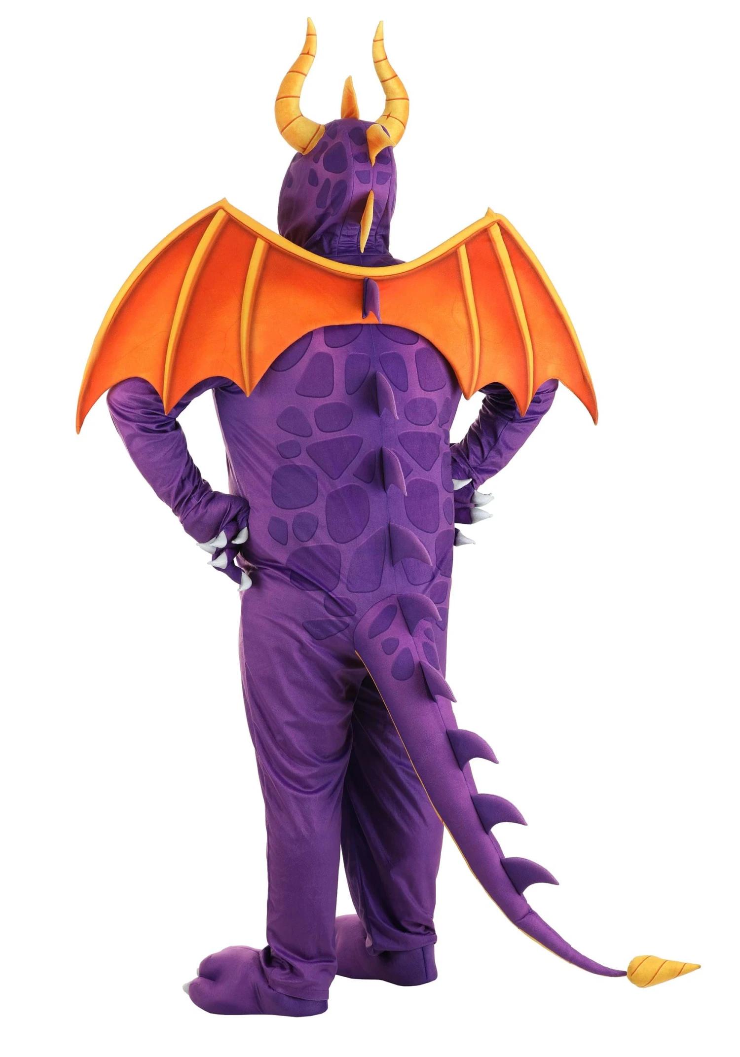 Spyro The Dragon Plus Size Costume Jumpsuit For Adults 4 Spyro The Dragon Plus Size Costume Jumpsuit For Adults - Image 2