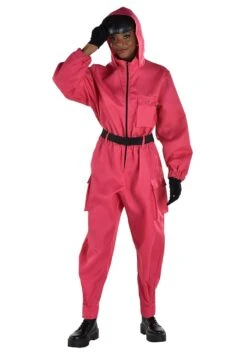 AMSCAN Adult Guard Uniform Classic Costume -Halloween Costumes squid game adult guard uniform alt 1
