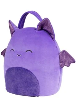 Squishmallows Blas The Purple Bat Treat Pail 12 Squishmallows Blas The Purple Bat Treat Pail -Halloween Costumes squishmallows blas the purple bat treat pail alt 2