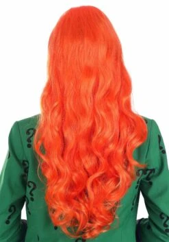 Long Wavy Orange Wig For Women 5 Long Wavy Orange Wig For Women -Halloween Costumes st patricks day orange wig alt 1