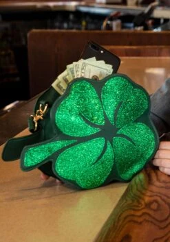 St. Patrick's Day 4 Leaf Clover Costume Purse