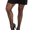 Women's Star And Moon Black Tights 1 Women's Star And Moon Black Tights -Halloween Costumes star and moon tights