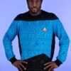 Star Trek Blue Christmas Sweater Accessory -Halloween Costumes star trek blue christmas sweater