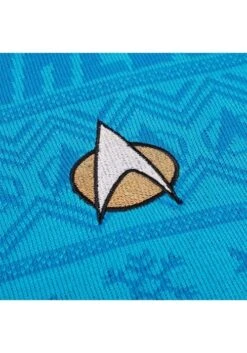 Star Trek Blue Christmas Sweater Accessory -Halloween Costumes star trek blue christmas sweater alt 12
