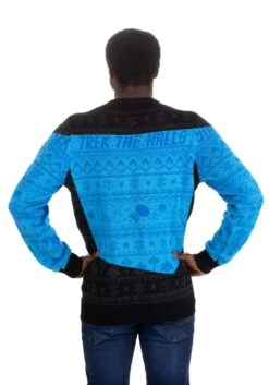 Star Trek Blue Christmas Sweater Accessory -Halloween Costumes star trek blue christmas sweater alt 2