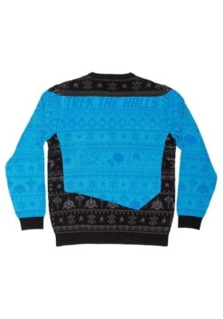 Star Trek Blue Christmas Sweater Accessory -Halloween Costumes star trek blue christmas sweater alt 8