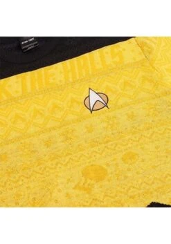 Yellow Star Trek Christmas Sweater -Halloween Costumes star trek yellow christmas sweater alt 12