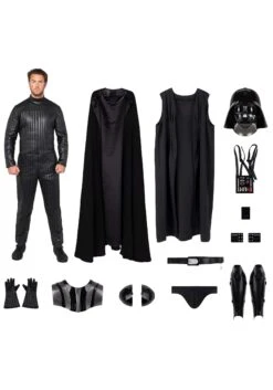 JAZWARES Star Wars Men's Darth Vader Premium Costume -Halloween Costumes star wars darth vader primalux costume alt 2