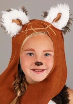 Star Wars Wicket Girls Dress Costume 11 Star Wars Wicket Girls Dress Costume -Halloween Costumes star wars wicket dress alt 3