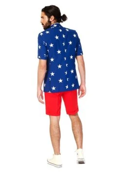 OppoSuits Men's Costume Stars & Stripes Summer Suit 5 OppoSuits Men's Costume Stars & Stripes Summer Suit -Halloween Costumes stars stripes summer opposuit back