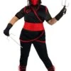 Women's Plus Size Stealth Ninja Costume 2 Women's Plus Size Stealth Ninja Costume -Halloween Costumes stealth ninja costume