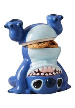 Stitch Handstand Ceramic Cookie Jar