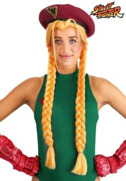 Street Fighter Cammy Costume Wig For Women