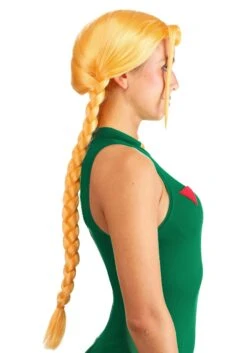 Street Fighter Cammy Costume Wig For Women 11 Street Fighter Cammy Costume Wig For Women -Halloween Costumes street fighter cammy costume wig alt 4