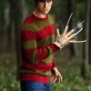 Striped Nightmare On Elm Street Freddy Sweater For Adults 2 Striped Nightmare On Elm Street Freddy Sweater For Adults -Halloween Costumes striped nightmare on elm street freddy adult sweater 1