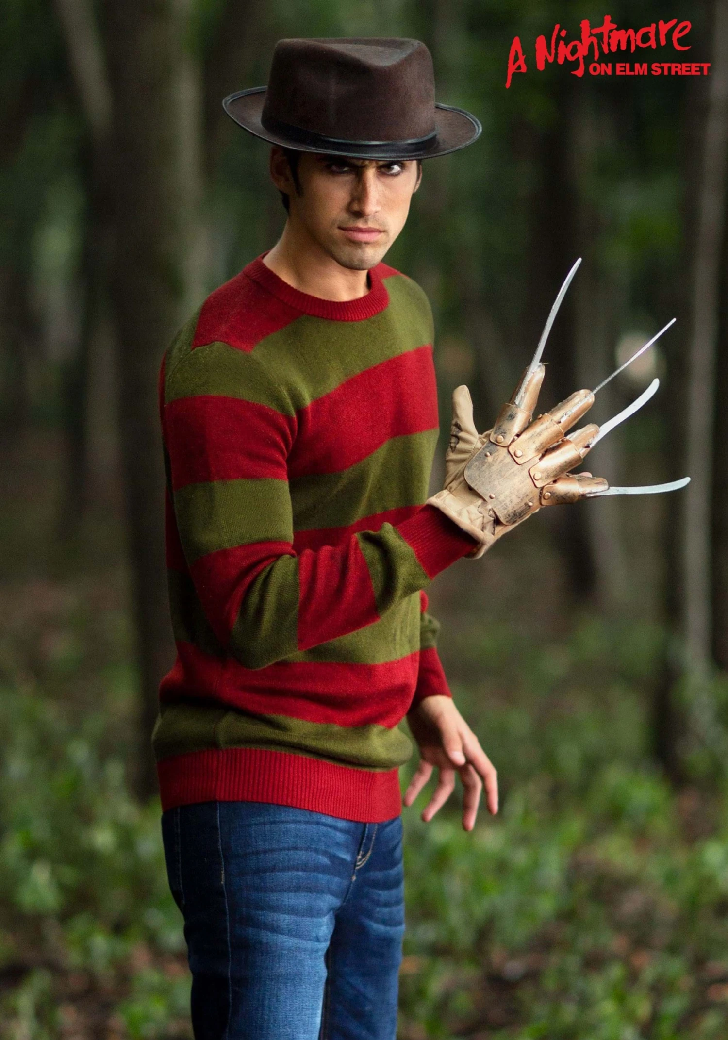 Striped Nightmare On Elm Street Freddy Sweater For Adults 3 Striped Nightmare On Elm Street Freddy Sweater For Adults