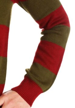Striped Nightmare On Elm Street Freddy Sweater For Adults 22 Striped Nightmare On Elm Street Freddy Sweater For Adults -Halloween Costumes striped nightmare on elm street freddy sweater alt 4