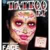 Woman Sugar Face Tattoo -Halloween Costumes sugar woman face tattoo