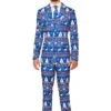 Men's Blue Nordic Christmas Suitmeister Suit -Halloween Costumes suitmeister christmas blue nordic mens suit