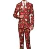 Red Light Up Christmas Suitmeister Men's Suit