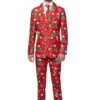 Suitmeister Red Christmas Tree & Stars Suit 1 Suitmeister Red Christmas Tree & Stars Suit -Halloween Costumes suitmeister christmas tree stars red suit