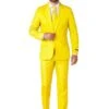 Suitmeister Solid Yellow Suit For Men -Halloween Costumes suitmeister mens solid yellow suit