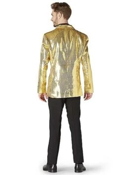 Gold Sequins Blazer From Suitmeister -Halloween Costumes suitmeister sequins gold blazer alt 1