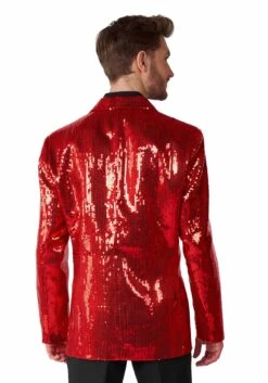 Suitmeister Sequins Red Blazer For Men 8 Suitmeister Sequins Red Blazer For Men -Halloween Costumes suitmeister sequins red mens blazer alt 1