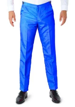 Men's Suitmeister Solid Blue Suit -Halloween Costumes suitmeister solid blue alt 4