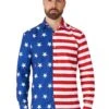 Suitmeister USA Flag Shirt For Men 2 Suitmeister USA Flag Shirt For Men -Halloween Costumes suitmeister usa flag mens shirt