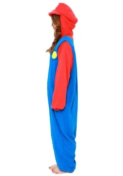 Super Mario Brothers Adult Mario Kigurumi Costume -Halloween Costumes super mario brothers adult mario kigurumi costume alt 2