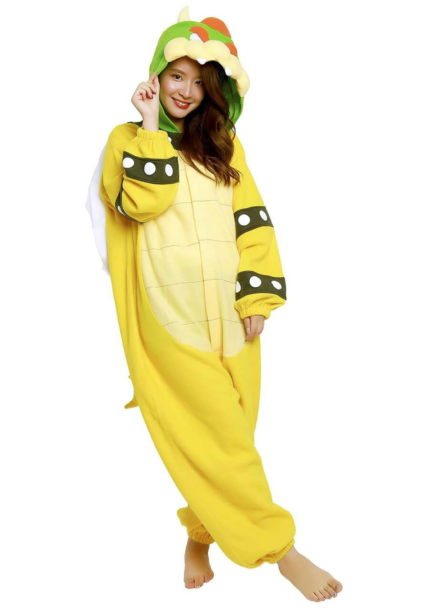 Super Mario Brothers Adult Bowser Kigurumi Costume 3 Super Mario Brothers Adult Bowser Kigurumi Costume