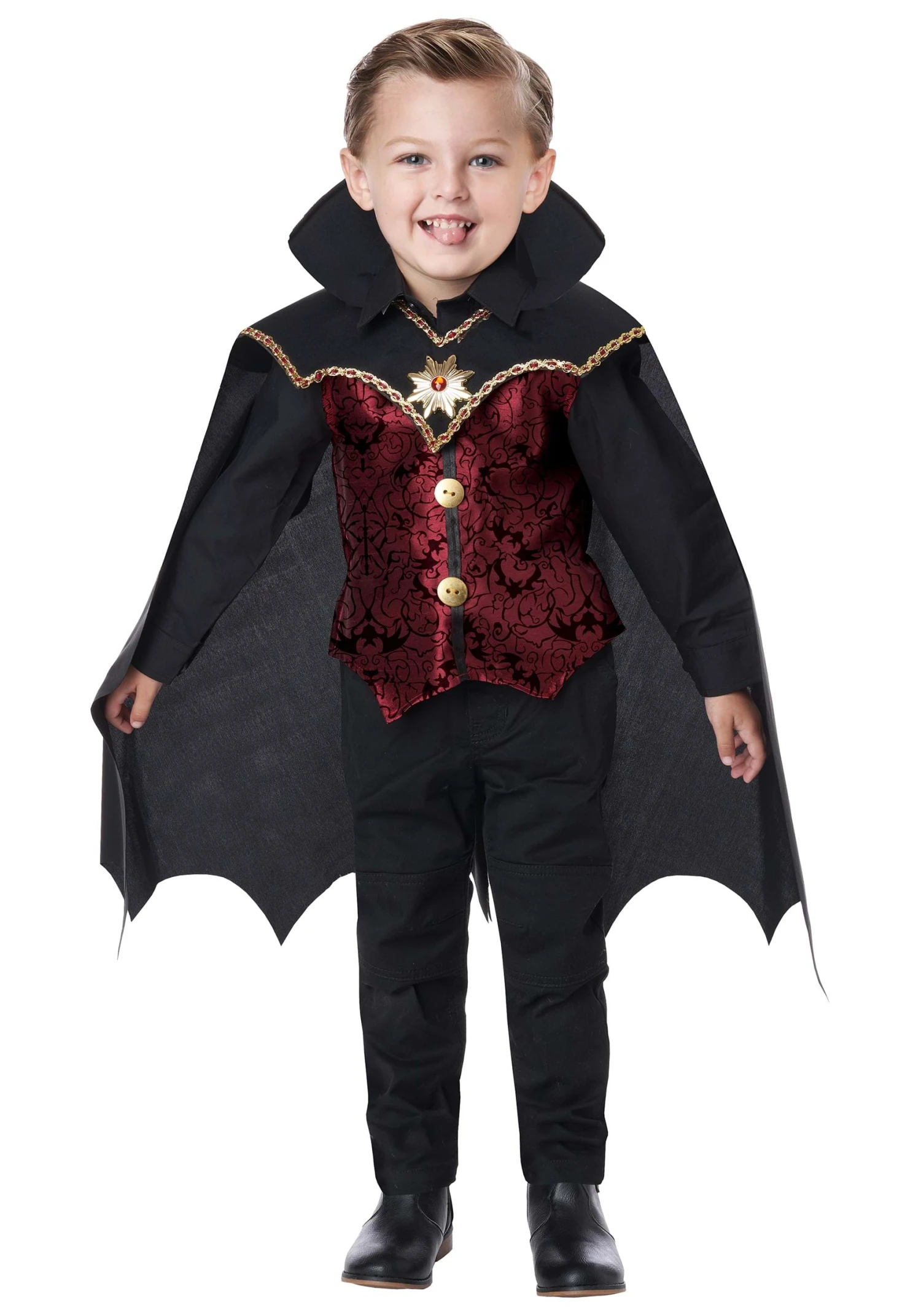Toddler Swanky Vampire Costume 3 Toddler Swanky Vampire Costume
