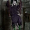 Fun World 5FT Swinging Witch Halloween Decoration 2 Fun World 5FT Swinging Witch Halloween Decoration -Halloween Costumes swinging witch decoration update