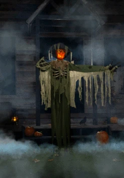 6.5FT Swiping Scarecrow Animated Decoration - Tekky