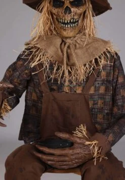 4.8FT Swiping Scully The Seated Scarecrow Animatronic Decoration - Tekky 12 4.8FT Swiping Scully The Seated Scarecrow Animatronic Decoration - Tekky -Halloween Costumes swiping scully the seated scarecrow animatronic de alt 3