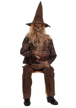 4.8FT Swiping Scully The Seated Scarecrow Animatronic Decoration - Tekky 14 4.8FT Swiping Scully The Seated Scarecrow Animatronic Decoration - Tekky -Halloween Costumes swiping scully the seated scarecrow animatronic de alt 5