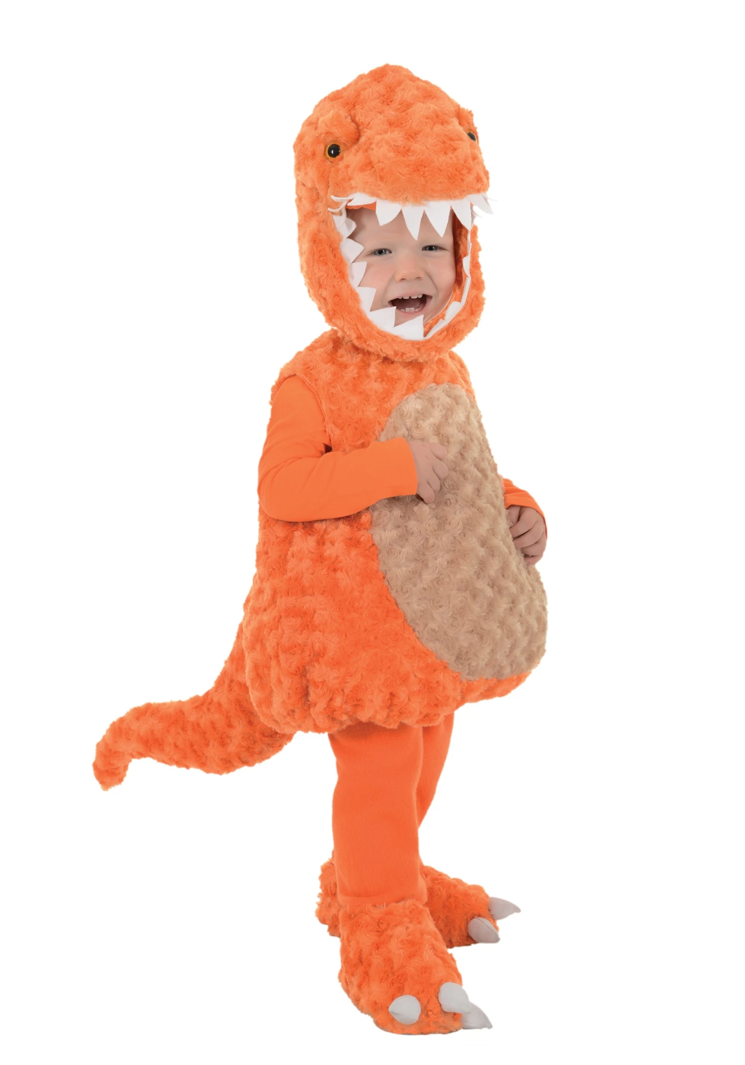 Toddler Orange T-Rex Costume 3 Toddler Orange T-Rex Costume
