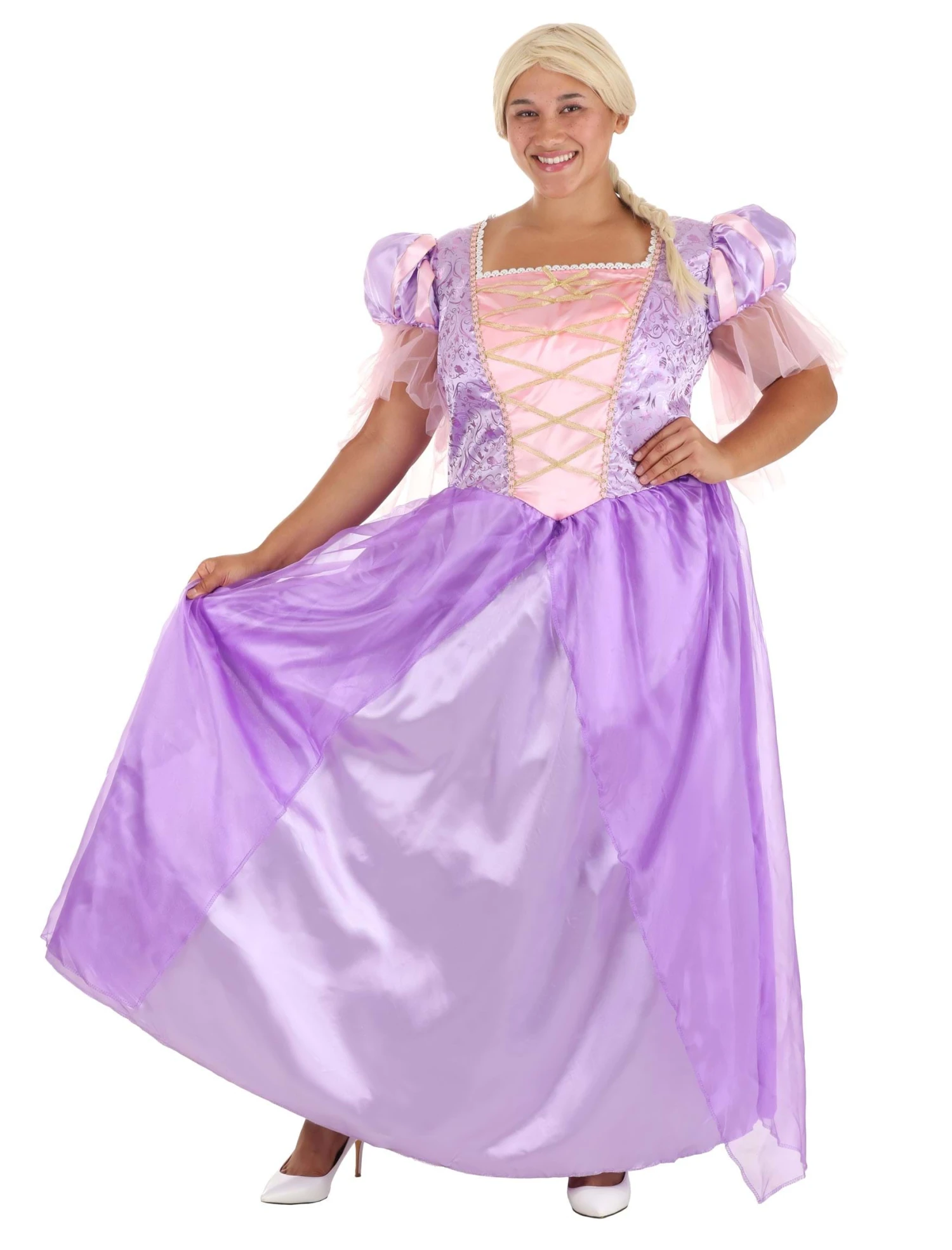 Disguise Plus Size Women's Deluxe Tangled Rapunzel Costume 8 Disguise Plus Size Women's Deluxe Tangled Rapunzel Costume - Image 6