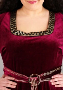 Mother Gothel Costume For Plus Size Women From Disney's Tangled -Halloween Costumes tangled mother gothel plus size costume alt 5