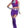 Women's Teen Titan Starfire Costume 1 Women's Teen Titan Starfire Costume -Halloween Costumes teen titan starfire womens costume