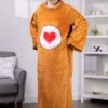 Care Bears Tenderheart Bear Wearable Comfy Throw -Halloween Costumes tenderheart bear wearable throw
