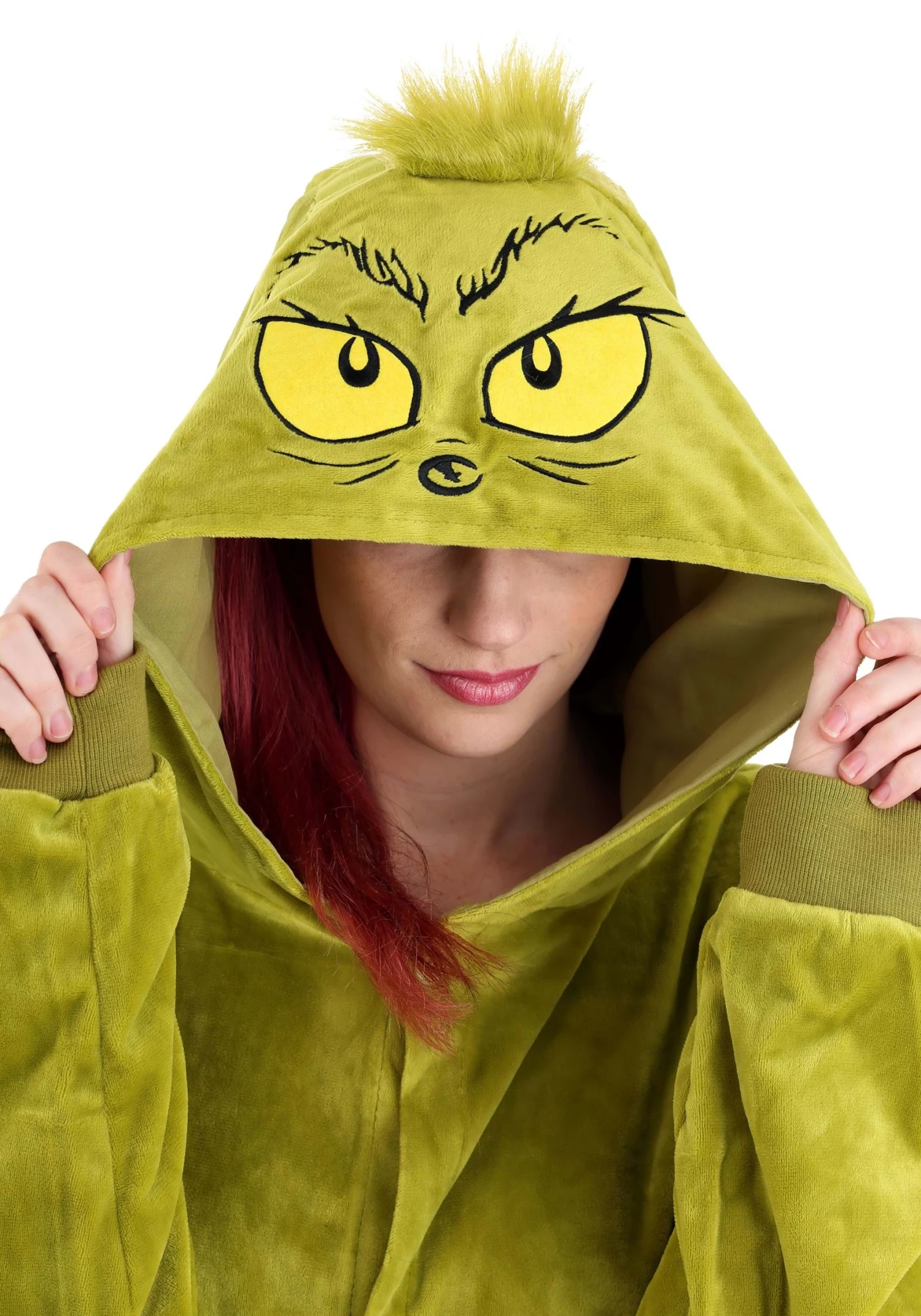 The Grinch Adult Onesie Costume 8 The Grinch Adult Onesie Costume - Image 6