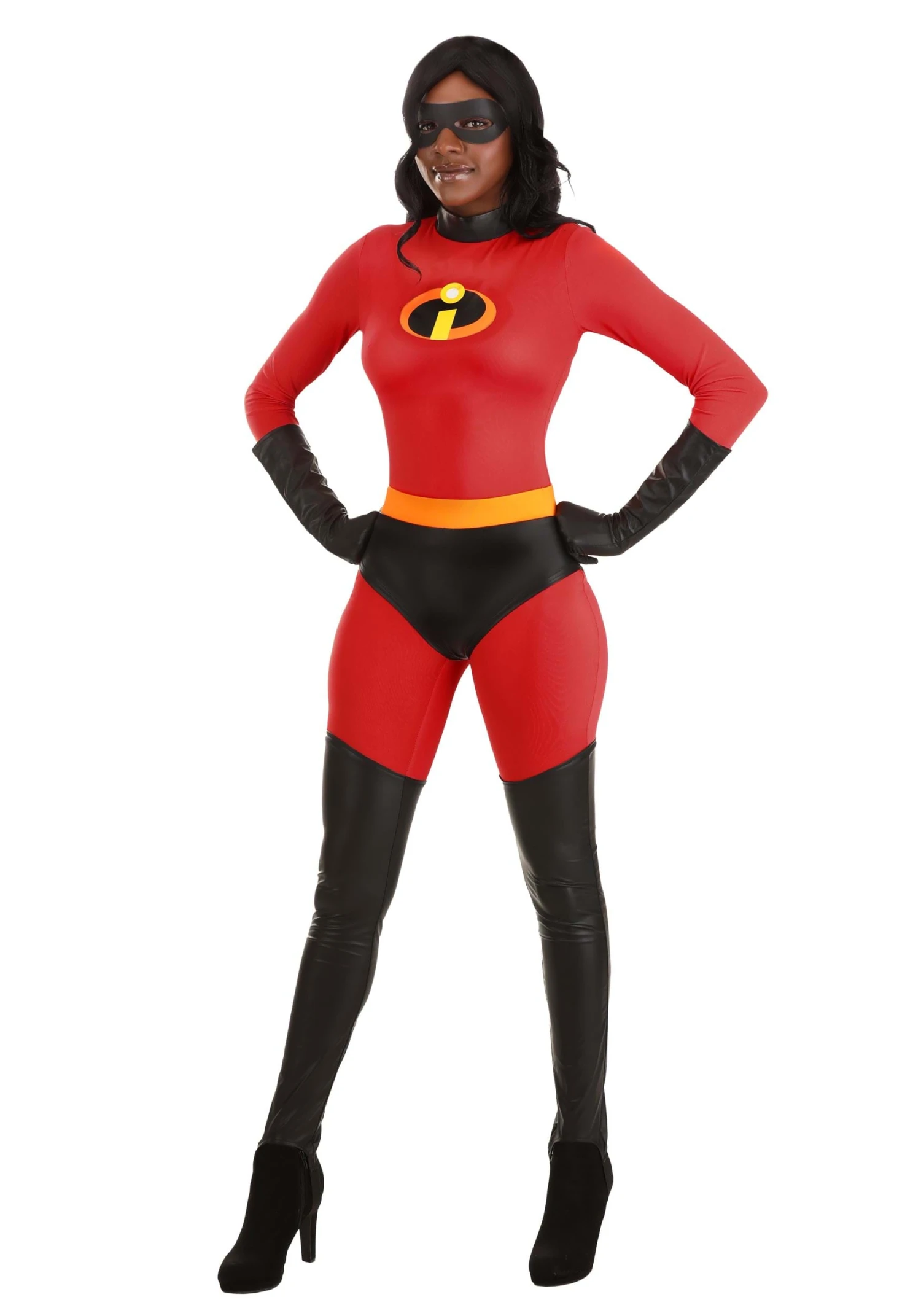 The Incredibles Deluxe Mrs. Incredible Costume For Women 6 The Incredibles Deluxe Mrs. Incredible Costume For Women - Image 4