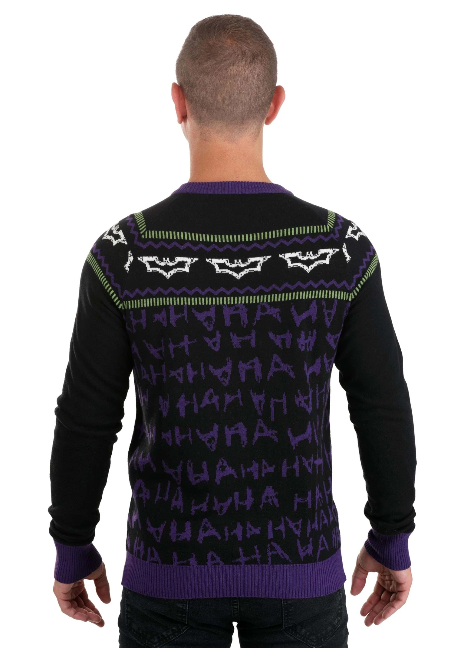 The Joker Dark Knight Ugly Christmas Sweater For Adults 6 The Joker Dark Knight Ugly Christmas Sweater For Adults - Image 4