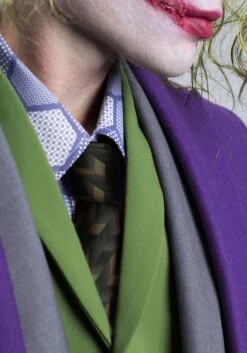 Authentic Joker The Dark Knight Slim Fit Suit Overcoat -Halloween Costumes the joker slim fit suit overcoat authentic alt 3